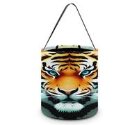 Panier à bonbons, panier à bonbons imprimé petite tête de tigre, sac à main pour tours ou friandises, panier à bonbons portable, petite tête de tigre, taille unique, Petite tête de tigre, Taille