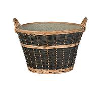 Panier à bûches avec garniture de jute - 500 x 340 mm (øxH)