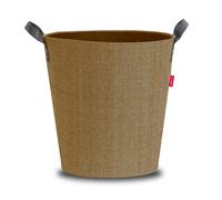 Panier A Bûches Et A Granules Dama Rond Sable