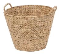 Panier à Bûches - LE MARQUIER - Pipa - Jacinthe d'eau - Naturel - 44x44x34 cm