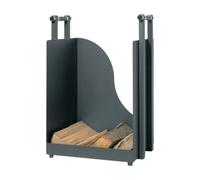 Panier à bûches Lienbacher revêtement anthracite