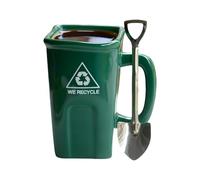 Panier à café Recyclage | Verres en céramique avec poignée - Tasses à thé pour la maison | pour Restaurant Cuisine Hôtel Studio Salle à Manger Table Basse Enseignants Collectionneurs Anniversaire