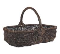 Panier à champignons en osier brut