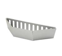 Panier à charbon de bois, antirouille, résistant à la chaleur, porte-briquettes de charbon de bois for barbecue en plein air, accessoires de grillades Weber(Black)