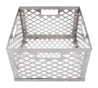 Panier à charbon de bois en acier inoxydable avec pinces de porte pour Oklahoma Joe pour Longorn pour Bandera, pièces de rechange pour gril, panier à feu en acier inoxydable très résistant anti-design