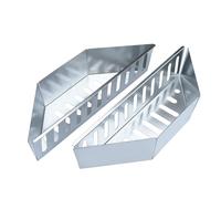 Panier à charbon de bois pour barbecue | 2 pièces résistant à la chaleur - Support de charbon de bois, pour pique-nique, camping, cuisine, barbecue, cheminée de jardin