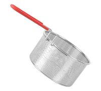 Panier à Charbon de Bois pour Barbecue de Camping en Acier Inoxydable, 14cm | Perforations pour Flux D’air, Léger et Portable, Usage Réchaud Gaz ou Plaque Électrique, Argenté