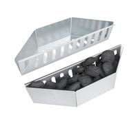 Panier à charbon de bois pour grill Weber - Accessoire BBQ pour barbecues à boules de 57 cm - Paniers à charbon et plateau à charbon - Compatible avec les grills Weber 7403 et One