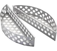 Panier à charbon F50/F50 AIR, 2 pièces, paniers à charbon de haute qualité pour une chaleur uniforme dans le gril de la bouilloire, adapté aux barbecues d'un diamètre de 50 cm, en acier