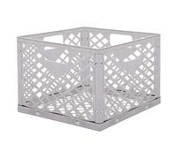 Panier à charbon - panier anti-incendie à charbon en acier inoxydable, panier d'incendie à charbon offset avec poignée, pour la cuisson antirouille pour rideaux domestiques chauffants gri