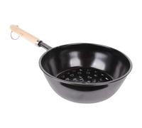 Panier À Charbon - Pot À Charbon pour Barbecue | -feu À Charbons avec Manche en Bois | Panier De Démarrage À Charbons | Outil Dee Combustion pour Dee Casserole, feu Pours Barbecue EA