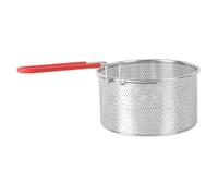 Panier à Charbon pour Barbecue en Acier Inoxydable, 14cm | Allumage du Charbon, pour Gazinières et Lump Charcoal, Poignée 16,5cm, Argenté