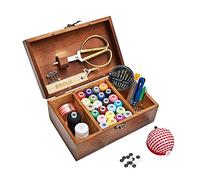 Panier à couture avec kit de couture pour adultes/enfants/filles/débutant/professionnel pivoine