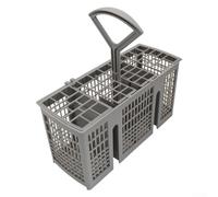 Panier à couverts amovible gris pour lave-vaisselle 6 compartiments compatible avec différentes marques et modèles