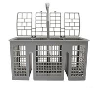 Panier à couverts compatible avec Bosch, Siemens, Neff, Bauknecht, Constructa, Junker et Panier à couverts de rechange avec poignée 6 compartiments