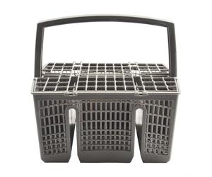 Panier à couverts de rechange pour lave-vaisselle Bosch Siemens pour modèles Neff SZ73100 SMZ5100 Z7863X0, plastique, gris, environ 232 x 156 x 142 mm