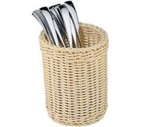 APS 40130 Panier à couverts « ECONOMIC », Ø 12 cm, hauteur 15 cm, polypropylène, beige