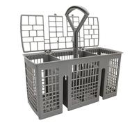Panier À Couverts Lave Vaisselle Universel - 22x11.5x9cm Porte-Couverts Organisateur Pour Lave-Vaisselle Professionnel, Poignée Ronde Amovible, Compartiment À Conteneur Pour De Nombreux
