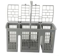 Panier à couverts pour lave-vaisselle Bosch pour Siemens et constructa - Support en plastique avec poignée ronde 6 emplacements 228 x 90 x 117 mm