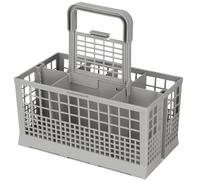 Panier À Couverts Pour Lave-Vaisselle Gris Avec Poignée Détachable Universelle