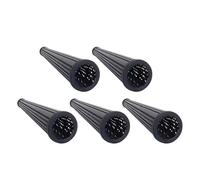 Panier à crevettes pour pêcher, piège à crevettes | 5 paniers pour attraper des graves, panier de capture d'anguilles difficile à échapper, cage en forme de trompette pour poissons de lac