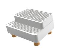 Panier à déchets intelligent à deux couches combinant ABS antidérapant et silencieux, sans souillure, toilettage optimal pour animaux de compagnie