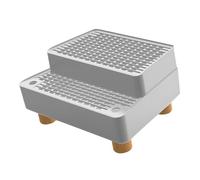 Panier à déchets intelligent à deux couches combinant ABS antidérapant et silencieux, sans souillure, toilettage optimal pour animaux de compagnie