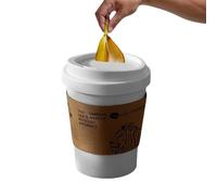 Panier à déchets, récipient à ordures avec couvercle oscillant, récipient silencieux avec grand récipient pour salle de bain, chambre, toilettes et espaces extérieurs