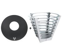 Panier À Feu Rond Tonneau À Feu Plat De Cuisson Plaque De Grill Anneau De Grill