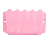 Panier à Foin pour Lapin, Support Extérieur Rose en Plastique | Fixation pour Cages D’animaux, Convient aux Petits Rongeurs, Gain de Place, Usage Pratique au Quotidien