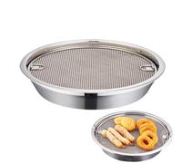 Panier à frire - de gril pour égoutter l'huile, grille à frire en acier inoxydable | Plateau anti-adhésif, panier en maille pour les collations, outil de cuisine, plateaux d'égouttement,