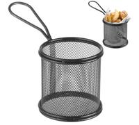 Panier à frites avec anse, rond, 90x90x90 mm - Hendi 425633