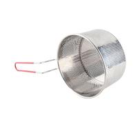 Panier à frites en acier inoxydable 304 multifonctionnel résistant aux hautes températures - Outil de cuisson pour pommes de terre avec évacuation rapide de l'huile - Facile à nettoyer pour frire et