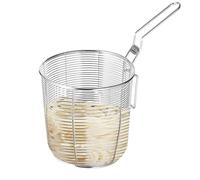 Panier à frites - Ensemble de paniers à friture en acier inoxydable, mini plateau de vidange | Panier de service de chef pour casseroles chaudes, frites, pâtes, rondelles d'oignon, présentoir