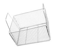 Panier à Friture en Acier Inoxydable Argenté pour Restaurant | Panier de Vidange et Passoire, Usage Maison ou Restaurant, pour Poulet et Crevettes