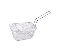 Panier à friture en Acier Inoxydable pour Frites et Chips - Grande passoire à Mailles Fines pour Pommes de Terre et lanières de Poulet - Panier de Rangement Alimentaire pour la Cuisine (Coul
