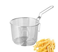 Panier à friture, panier d'égouttement | Drop Panier pour frire des chips | Mini panier de service CorBary, Fying Basket pour pâtes, rondelles d'oignon, frites, paniers de présentation alimentaire