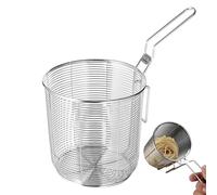Panier à friture, panier d'égouttement | Drop Panier pour frire des chips | Mini panier de service CorBary, Fying Basket pour pâtes, rondelles d'oignon, frites, paniers de présentation alimentaire