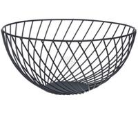 Panier à Fruits en Acier Noir 135 mm
