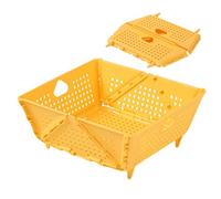 Panier à fruits pour la cuisine - Panier de lavage et de drainage pliable avec poignée | Bol portable pour fruits et légumes, récipient de cuisine peu encombrant pour comptoirs, tables à manger et P