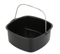 Panier à gâteau anti-adhésif en aluminium de 2,2 cm, accessoires de friteuse à air comprimé pour gâteaux faits maison et micro-ondes (20,3 cm)