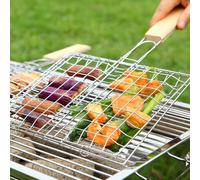 Panier à grillades antiadhésif pour Barbecue, tapis à mailles pour viande, légumes, Steak, feuille de Grill, résistant à la chaleur, doublure, pique-nique, fête, outils de Barbecue