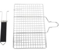 Panier à grillades pour poissons en acier inoxydable 304 pliable et amovible Panier à grillades pour légumes en acier inoxydable 304 pliable et amovible Accessoires pour grillades au barbecue pour poi