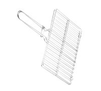 Panier à Griller avec Poignée pour Poisson Barbecue en Acier Inoxydable