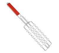 Panier à Griller Poignée Bois Résistante Chaleur Portable