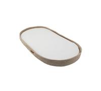 Panier a langer tressé avec matelas Naturel 43 80 6 cm