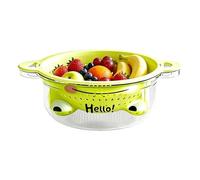Panier À Laver Les Légumes avec anses bassine mignonne à double couche