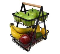 Panier à légumes - JOEJI'S KITCHEN - 21 cm x 27 cm - Blanc - Meuble de cuisine