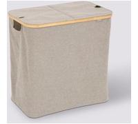 5five - Panier à Linge Tidy Box 80l Pliable Double Gris