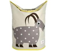 Panier à linge 3 Sprouts Chèvre Blanc 58x37x20 cm